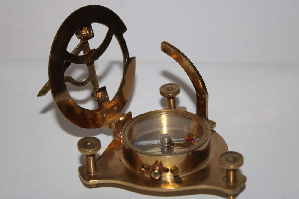 West London Sundial Compass Solid Brass