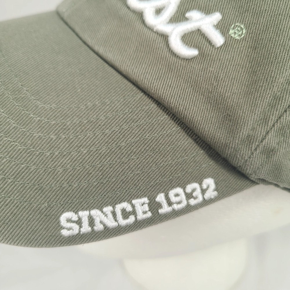 Titleist Hat Golf Strapback Cap Olive Green Relaxed-Fit Adjustable
