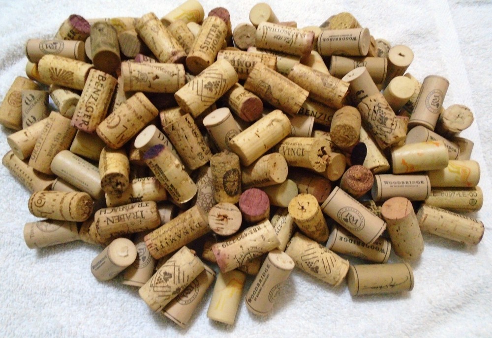 150 Wine Corks for Crafts, 72 different brands