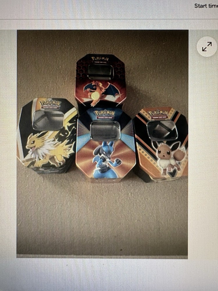 20 Empty Tin Pokémon’s