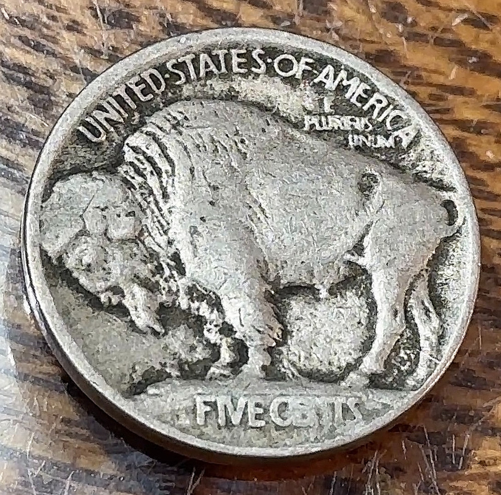 1913 Type 1 Buffalo Nickel Nice Original Fine CHRC