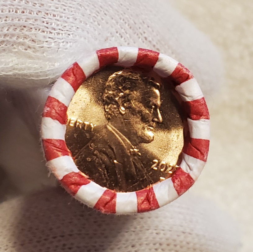 2025-D Lincoln Cent Roll, One Roll, Uncirculated BU