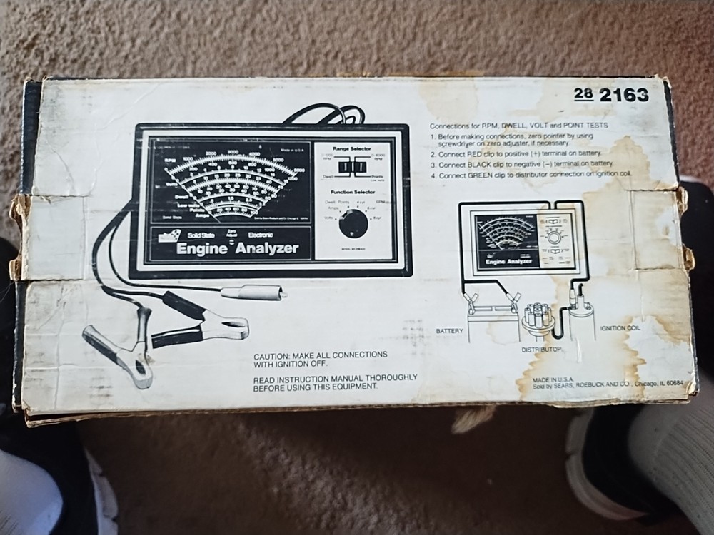 Vintage Sears Engine Analyzer