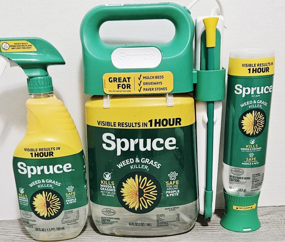 Spruce Weed Killer Snap & Spray Starter Kit & EZ-AIM & Trigger Spray