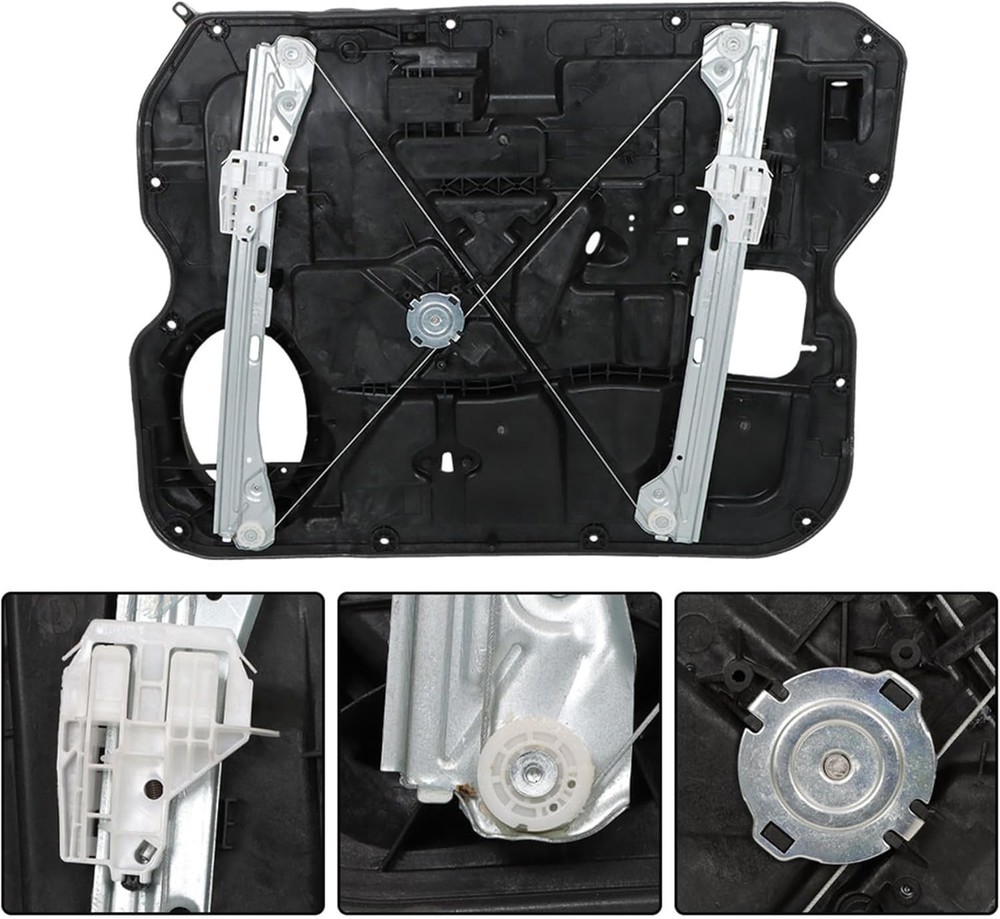 Front Driver Side Window Regulator with Motor Replacement for 2009-2012 Ram