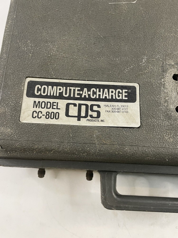 CPS COMPUTE-A-CHARGE Model CC800