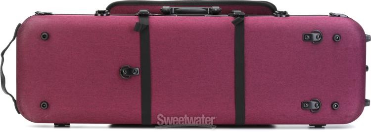 GEWA Bio-A Oblong Violin Case - Violet, 4/4 Size