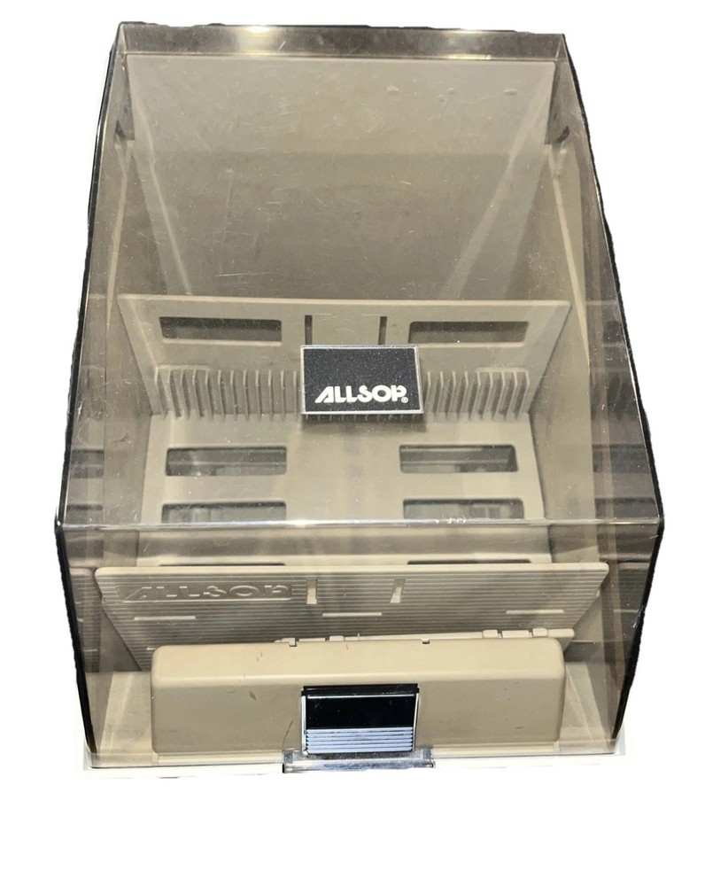 Allsop Storage Box Case Holder Organizer CDs Computer Disc