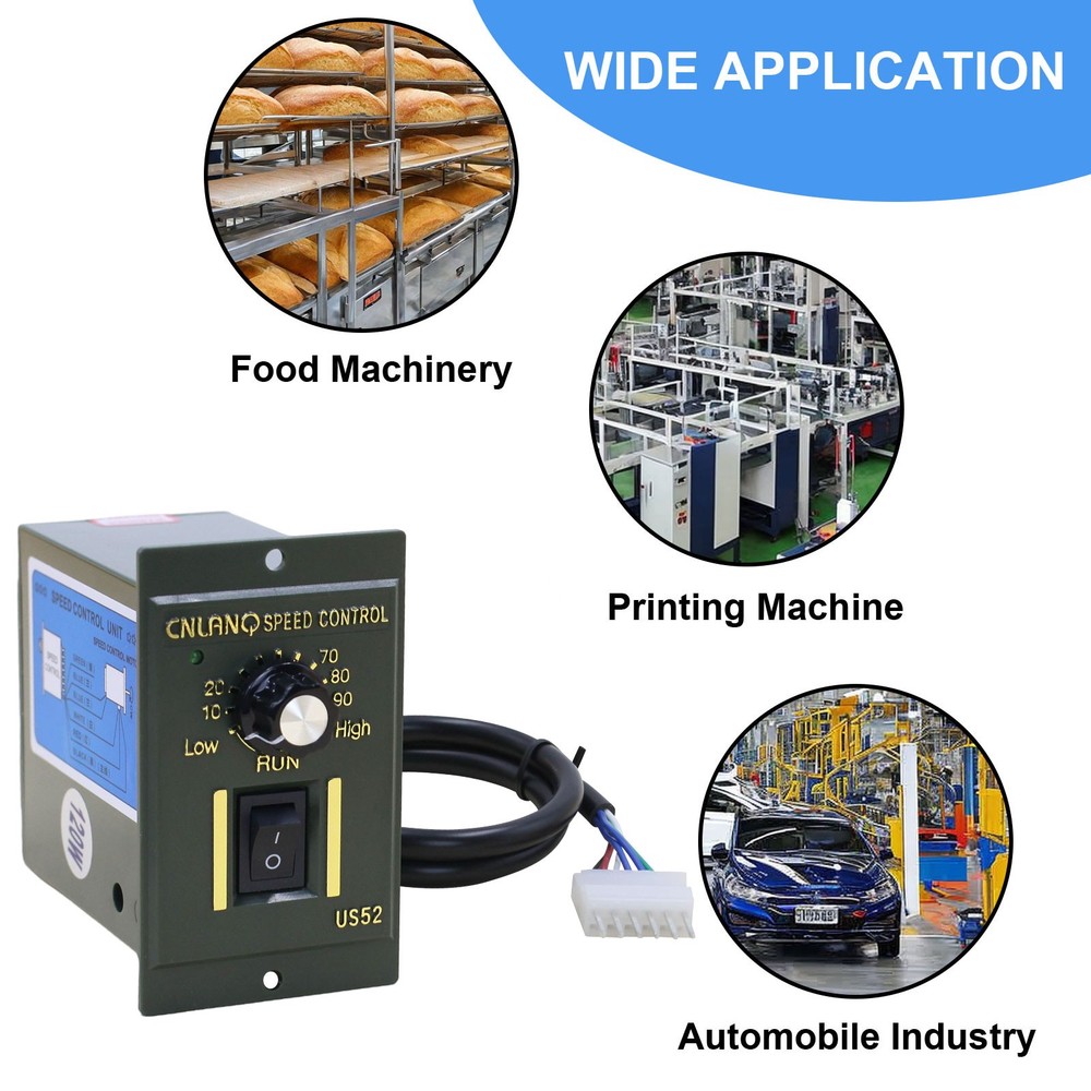 DC Motor Speed Controller 110V AC 120W Reversible Switch Regulator Regulator