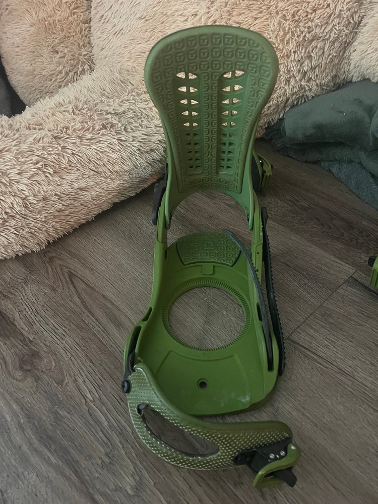 Union Force Snowboard Bindings 2014 - Green (Size Medium Large)