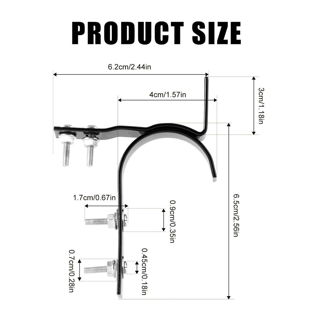 Mailbox Latch and Handle Kit, Metal Secure Replacement Set for black, silver