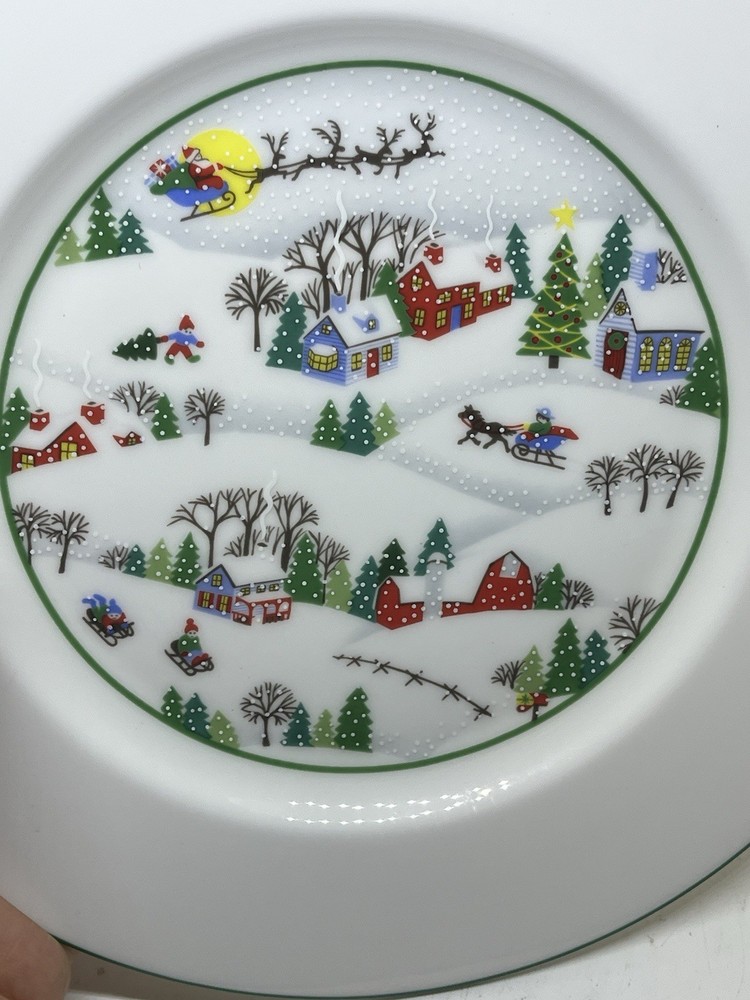Lenox Sleighride 5 Piece Place Setting As Found Read Description