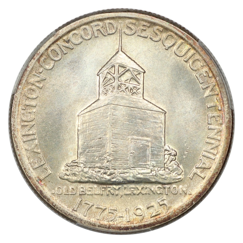 1925 50C Lexington PCGS MS67 - Classic Silver Commemorative