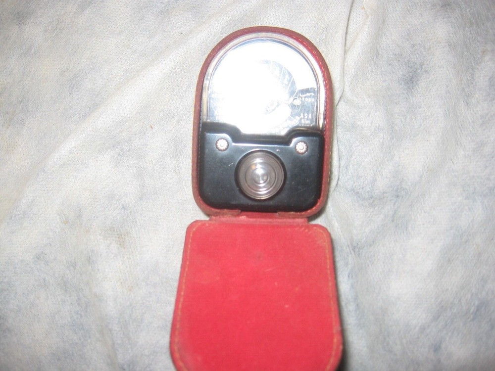 Ideal Direct Reading Light Meter with Case Photography