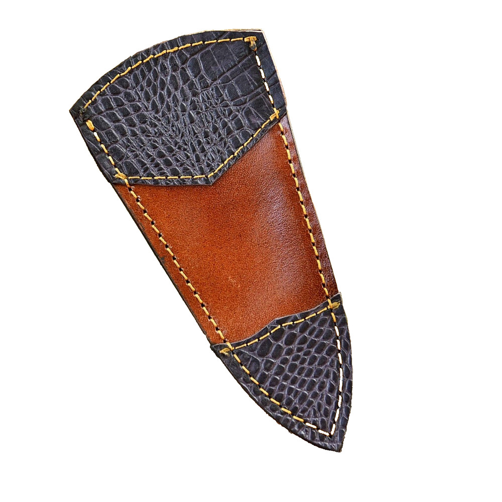 USA EDC Double edge Fixed Blade Knives Multi-Tool Leather Knife Sheath