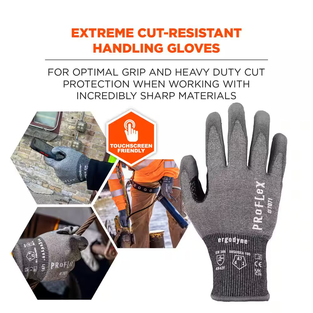 Proflex 7071 Medium Orange General Purpose Gloves (144 Pack)