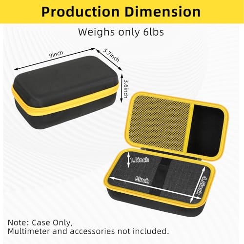 Carrying Case for Fluke Black &Yellow