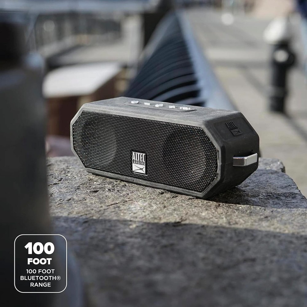 Altec Lansing IMW449N Jacket H20 4 Rugged Portable Waterproof Bluetooth Speaker