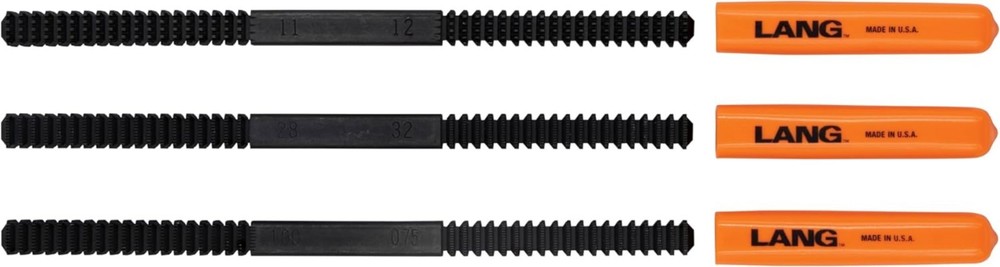 Thread Restorer File Set, 3-Piece - Easy Install, Black