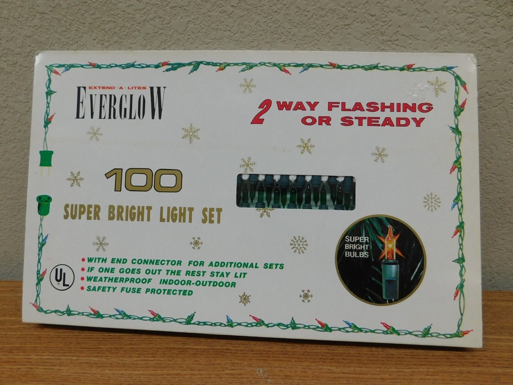 Everglow Extend A Lite 2 Way Flashing Or Steady 100 Super Bright Light Set .
