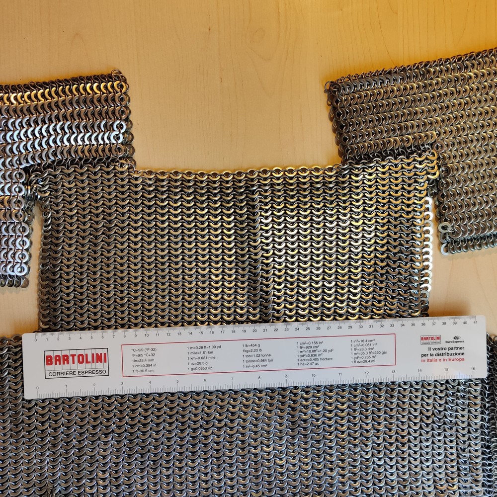 special construction knitting cotta - chain mail special construction