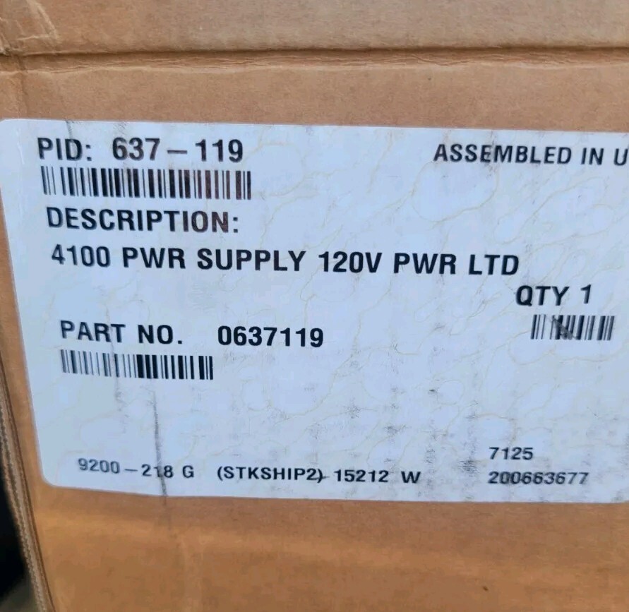 Simplex 637-119 4100 Power Supply