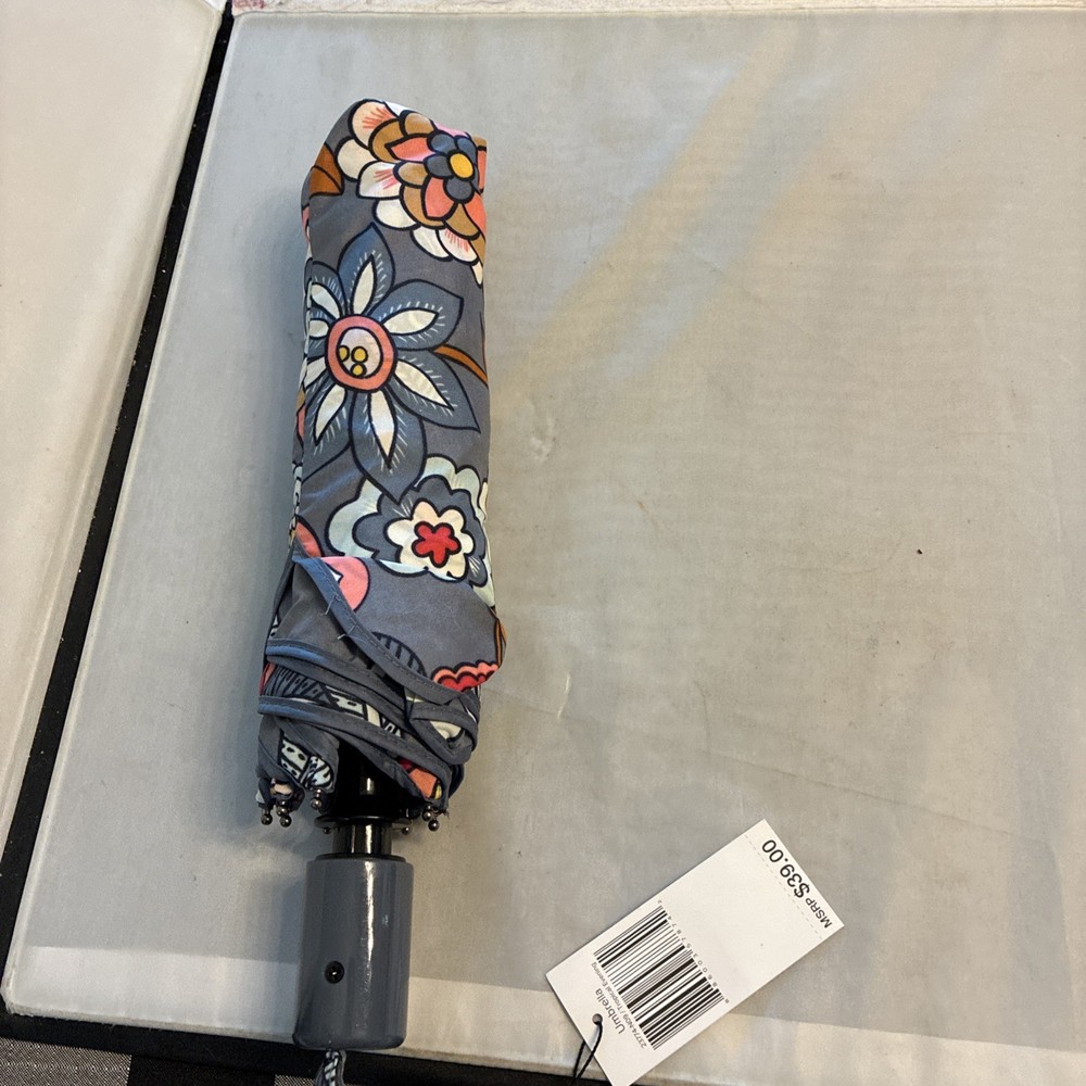 Vera Bradley~ Umbrella ~TROPICAL EVENING, AUTOMATIC OPEN &CLOSE New