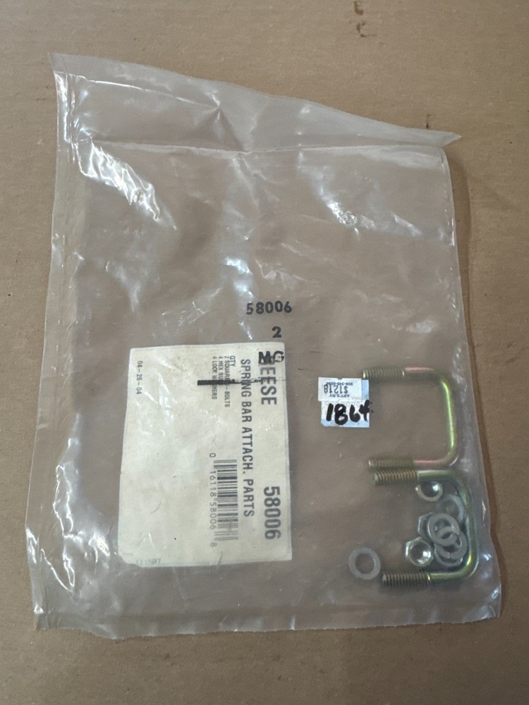 Reese #58006 Spring Bar Attach Parts