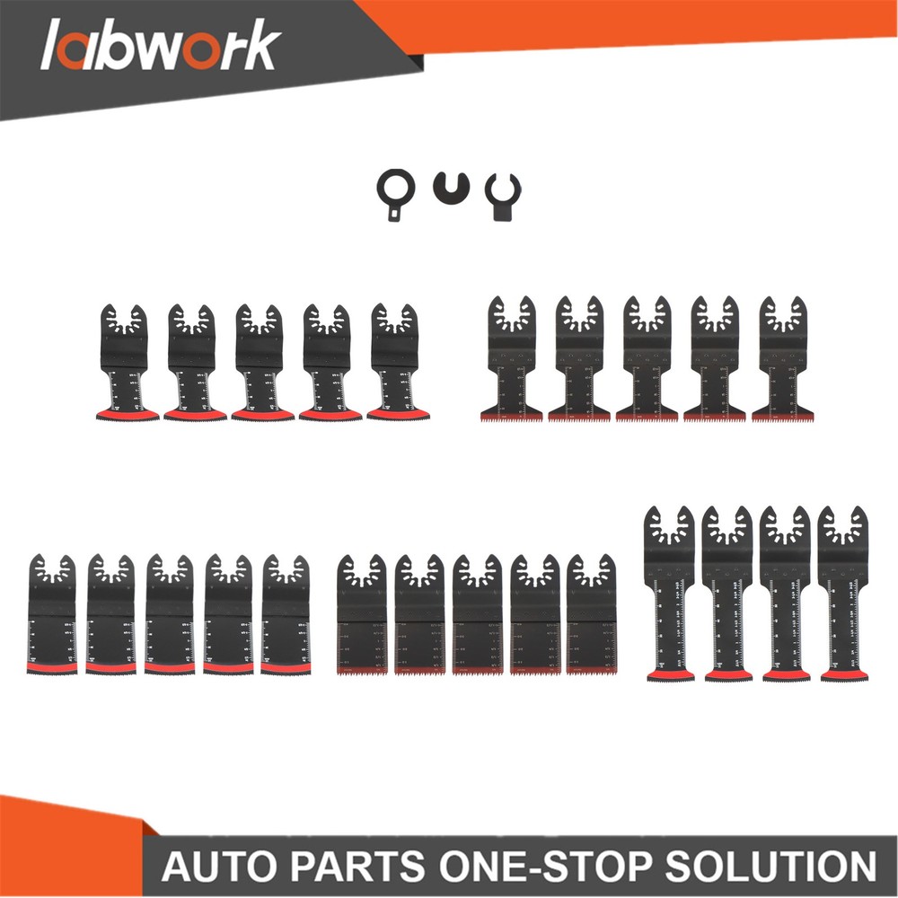 Labwork 27 PCS Oscillating Saw Blades Universal Multitool Cutting Blades