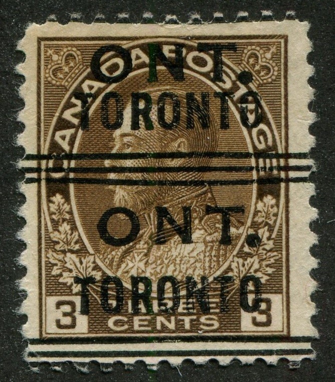 Canada Precancel "TORONTO" 7-108-D