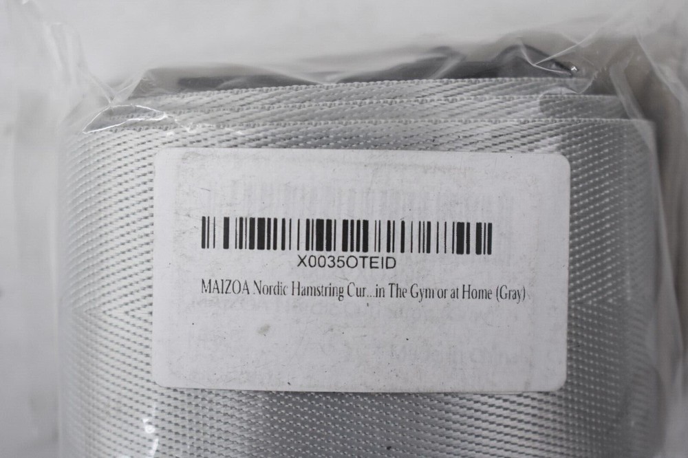 Maizoa Gray Hamstring Curl Strap Muscle Training Home Workouts Exercise