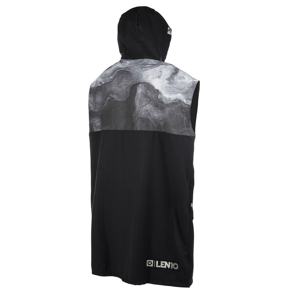 Mystic LEN10 Quickdry Poncho - Black/White