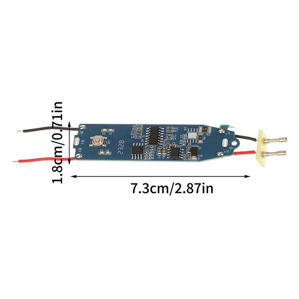 Control Circuit Board for M10 Trimmer Replacement Blue PC 7.3 cm x 1.8 cm