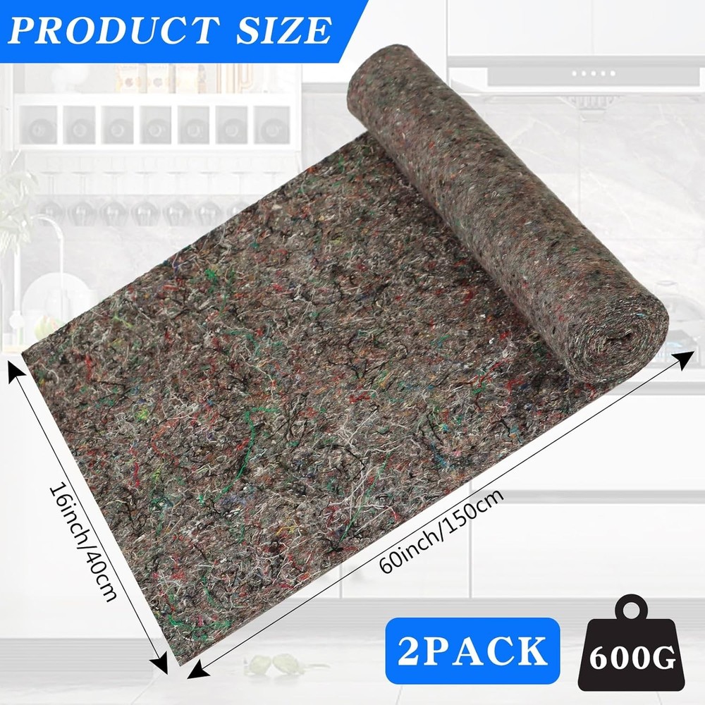 2Pcs Dishwasher Insulation Blanket - Wall & Pipe Insulation Blanket
