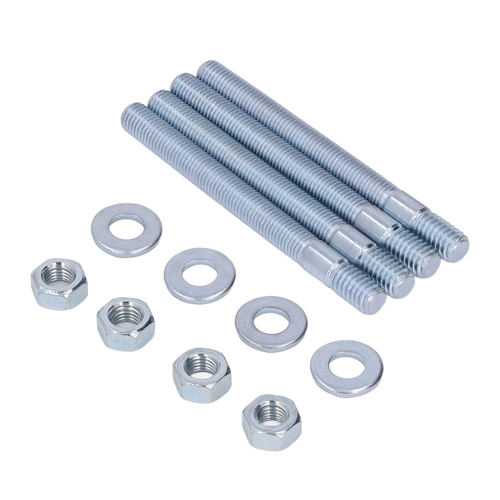 Carburetor Studs Kit, 3.5in Carburetor Studs Set Metal Carb Mounting Stud Kit...
