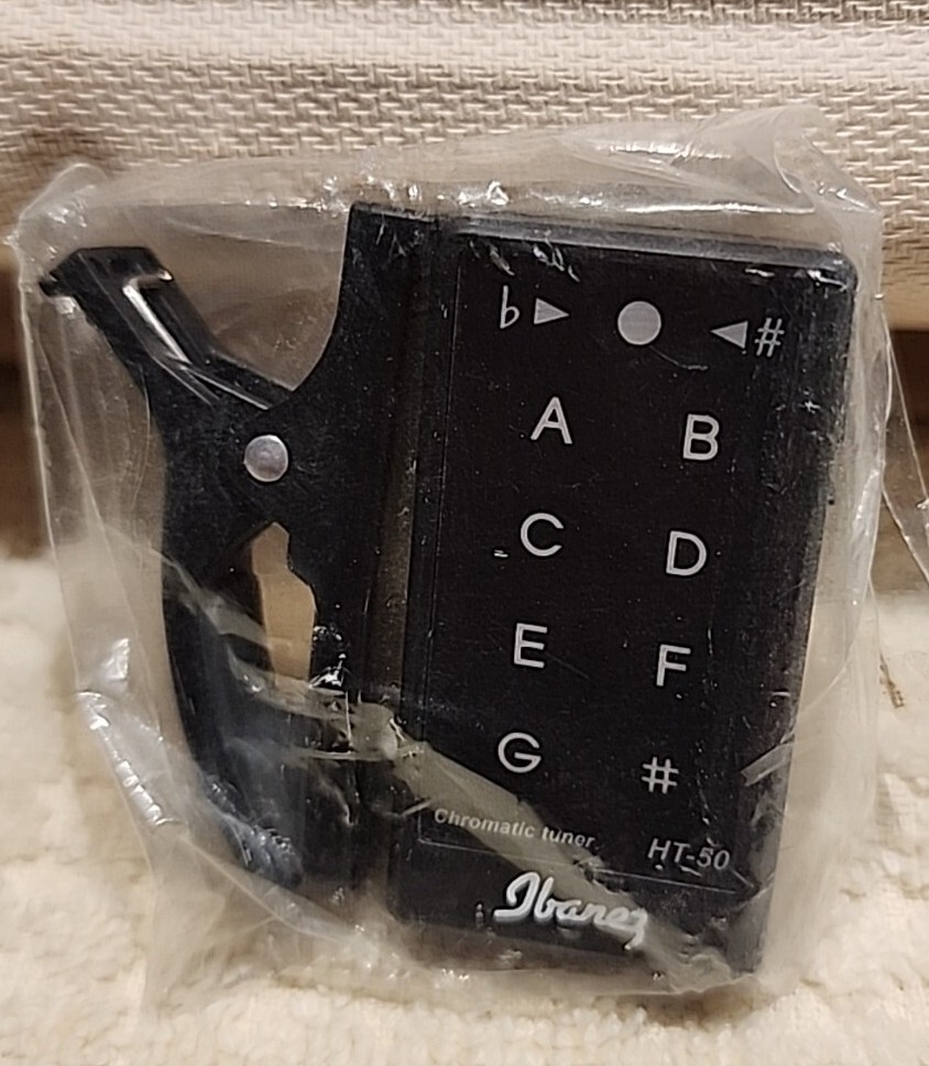 Black  IBANEZ  Automatic Chromatic  Tuner HT-50