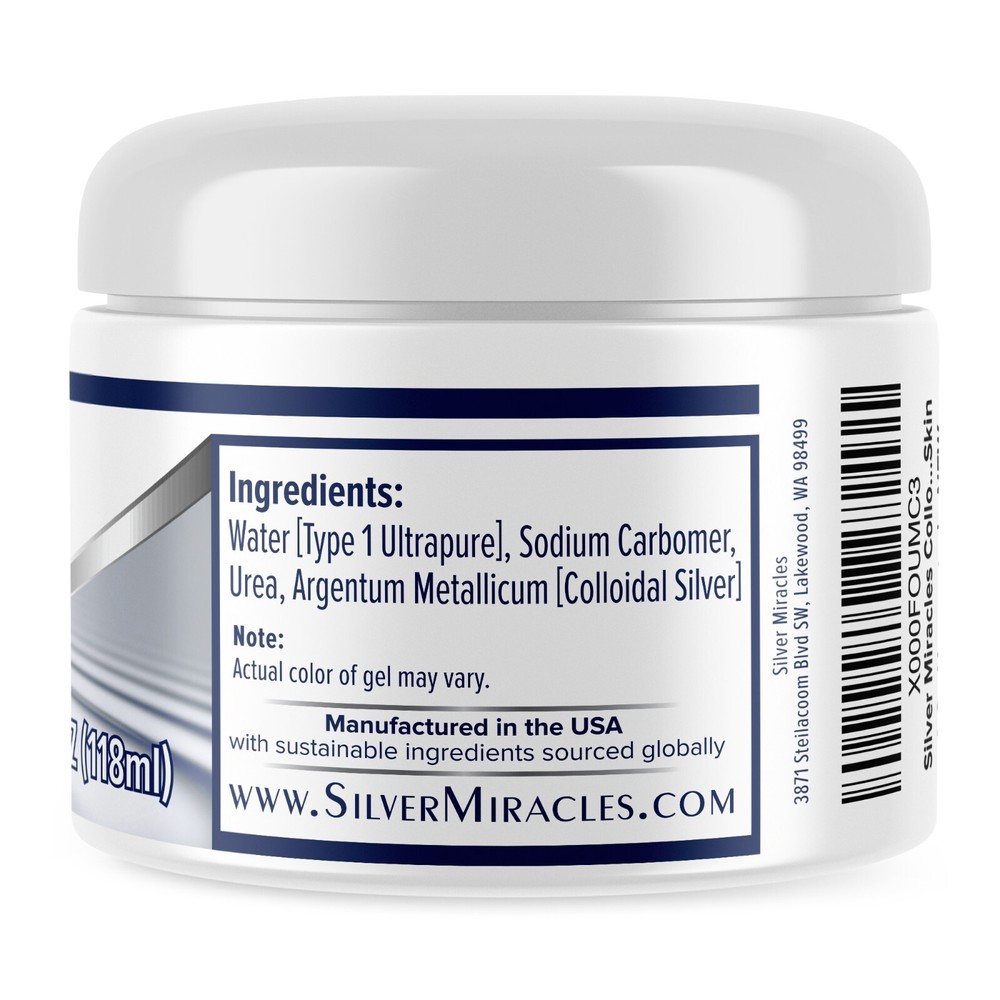 Colloidal Silver Gel by Silver Miracles MANUFACTURER DIRECT