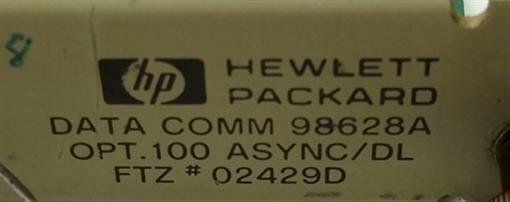 HP 98628A DIO Data Comm Interface, RS-232C/RS-449, for 200/300 Series Computers