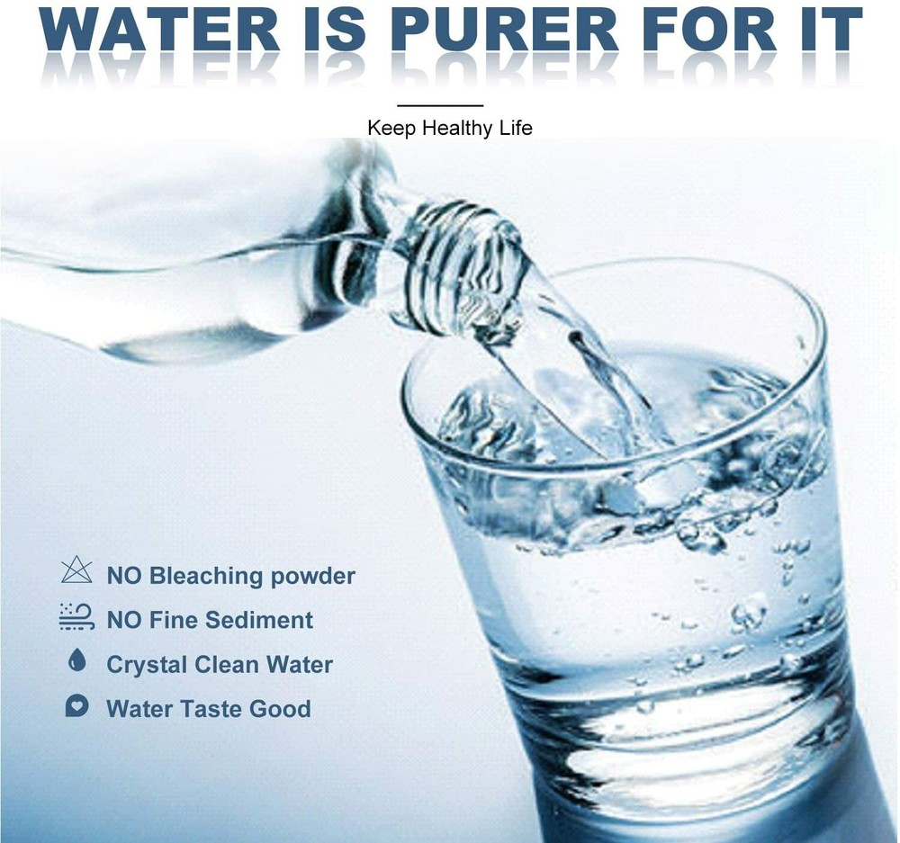 1-25PK Sediment Whole House Water Filter Cartridges - 20"x2.5" 1/5/10/20 Micron