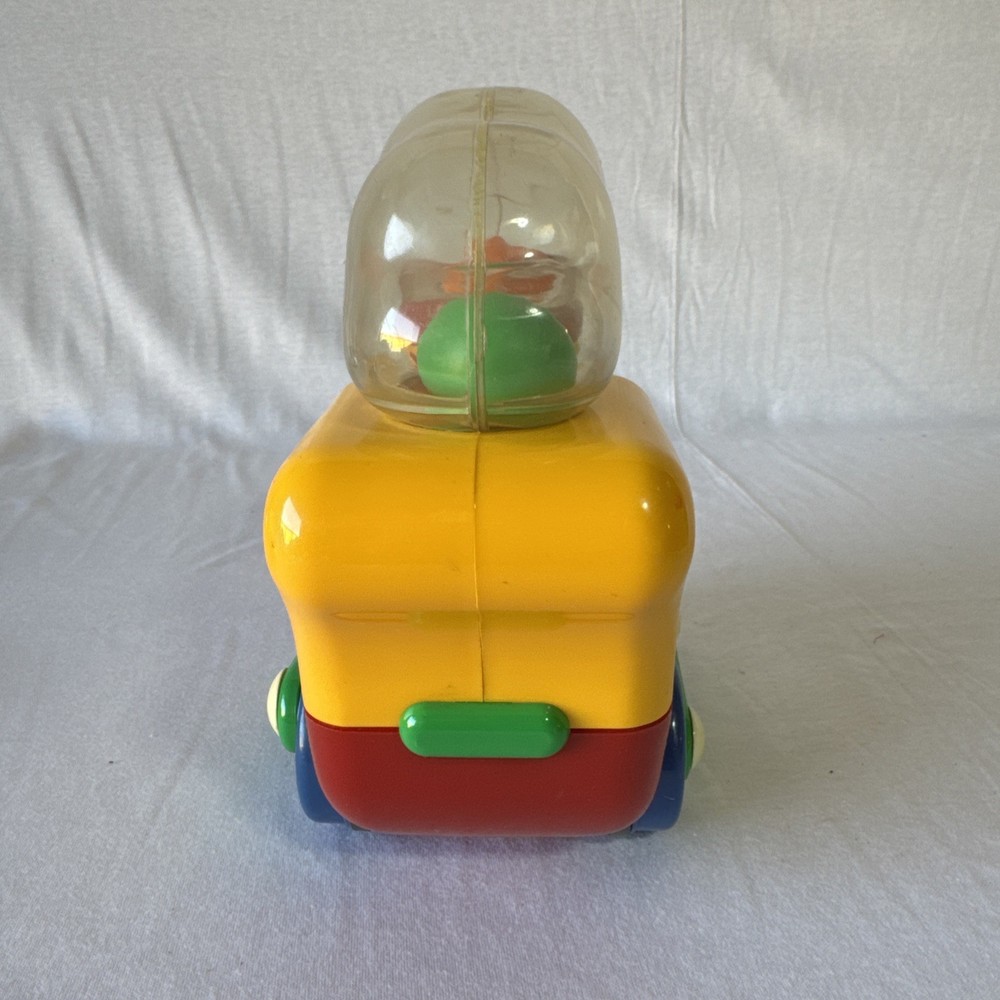 Vintage 1990 Tomy Pull String Train Ball Toy