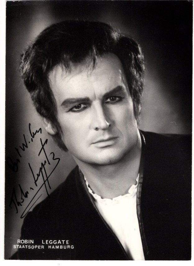Robin Leggate Signed Photo / Autographed Opera Singer