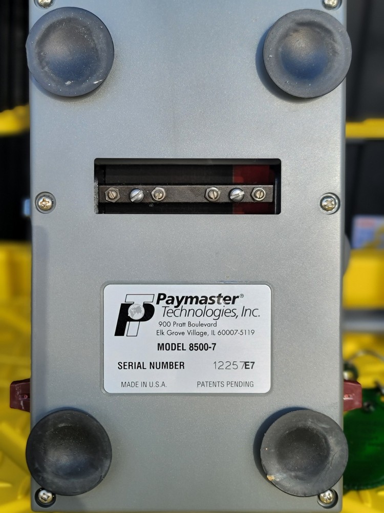 Paymaster 8500 Series (Model 8500-7) Check Writer Machine