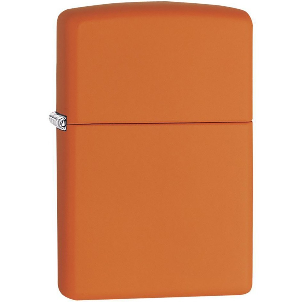 Zippo Regular Matte Pocket Lighter - Orange