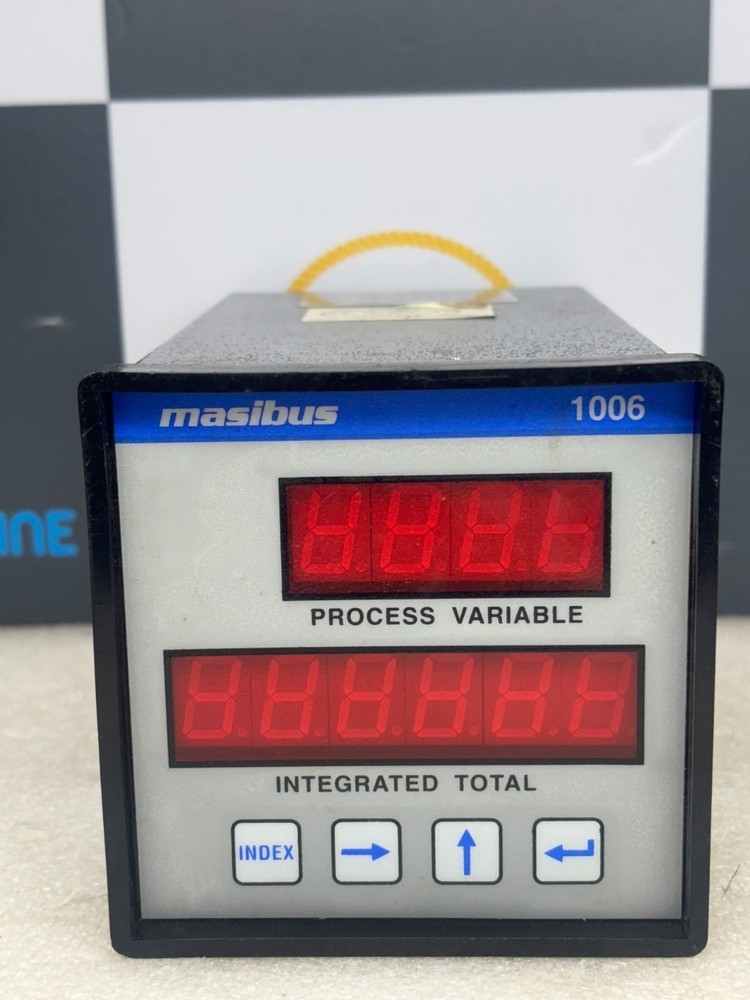 Masibus 1006 flow indicator totaliser