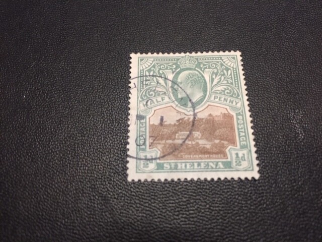 St. Helena stamp 50 used