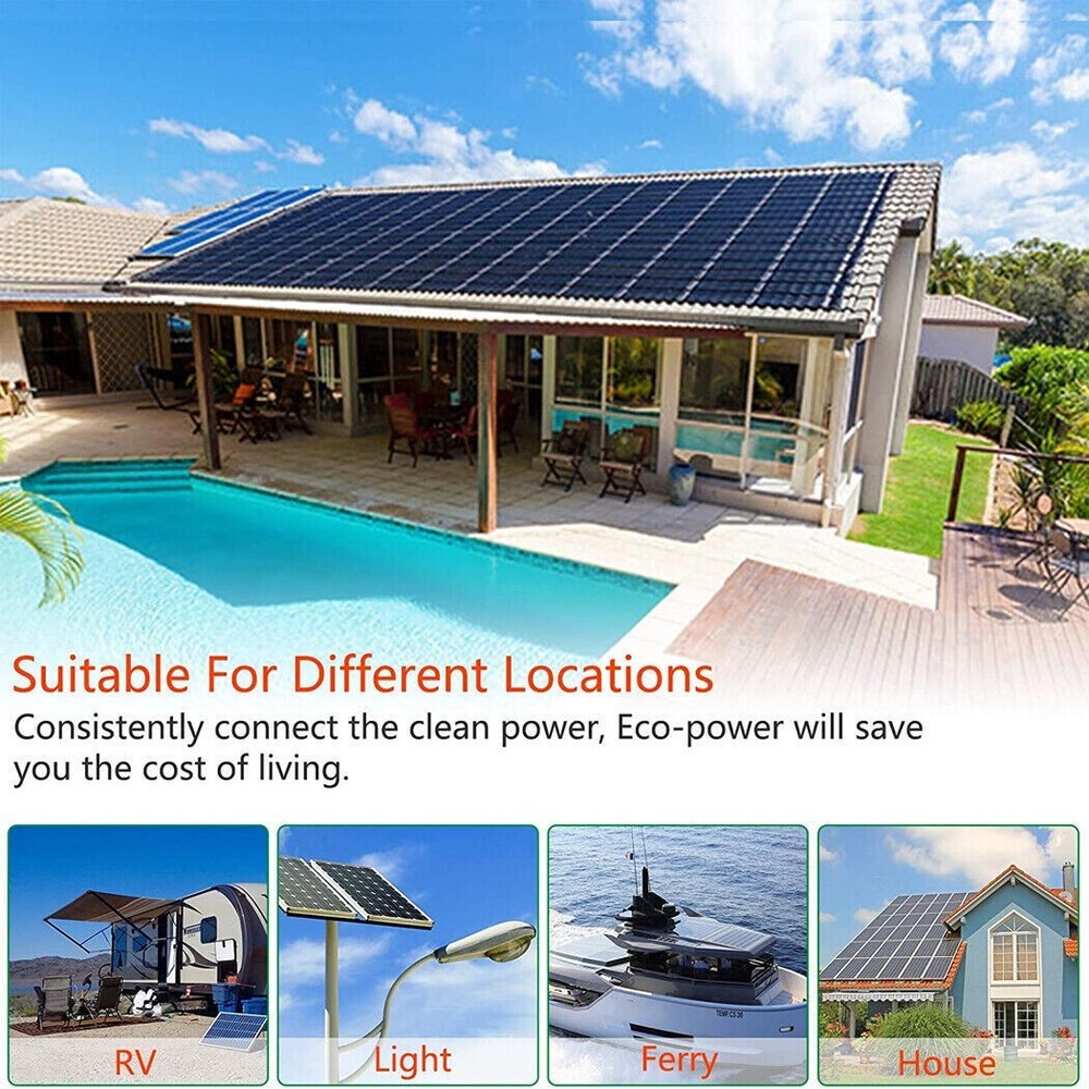 Solar Panel Extension Cable Wire Connector Regulator 2.5/4/6mm² 1M-10M