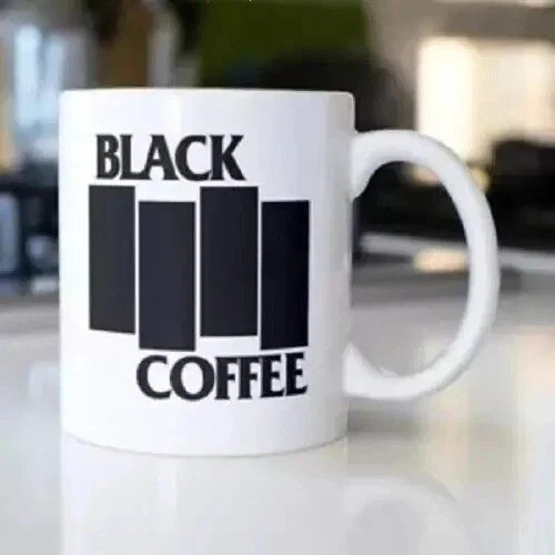 Black Flag Coffee Ceramic Mug - Coffee Mug