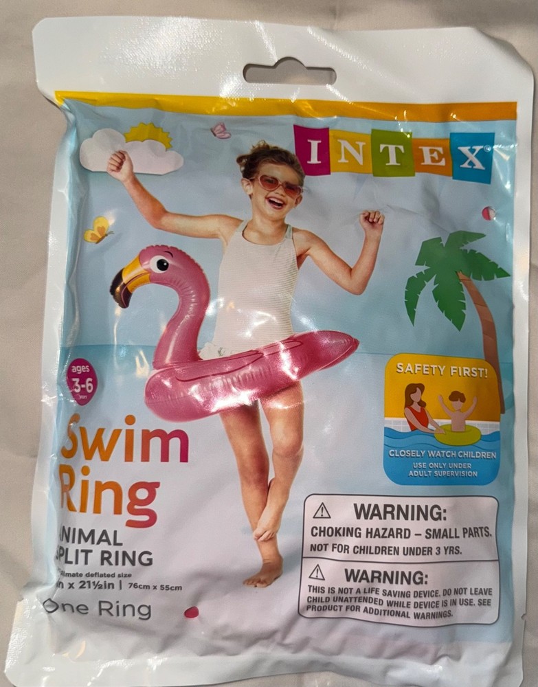 Intex Animal Split Ring: Flamingo