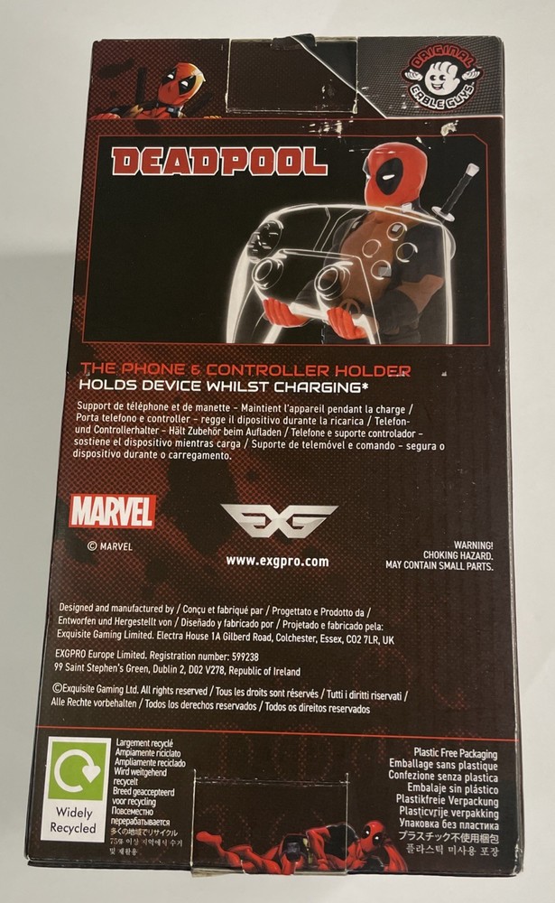 Exquisite Gaming Cable Guys Original Phone & Controller Holder DEADPOOL Marvel