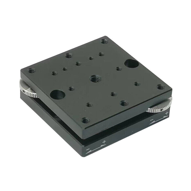 Manual Two-Axis Tilting Stage Fine Tuning Displacement Platform Sliding Table 1X